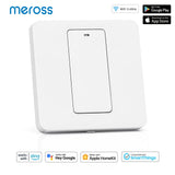 a close up of a white light switch with a white background