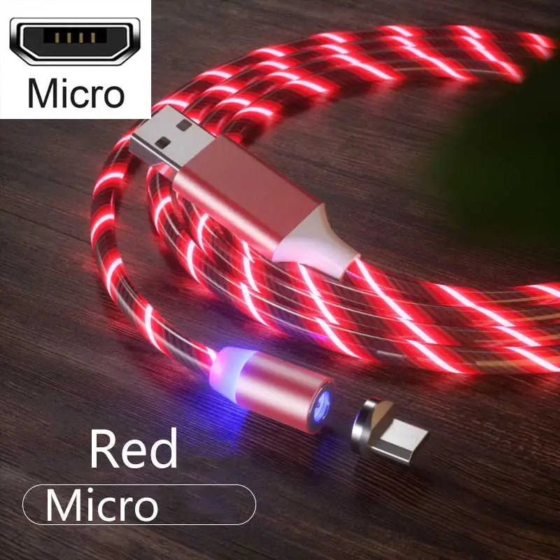 micro usb cable - red