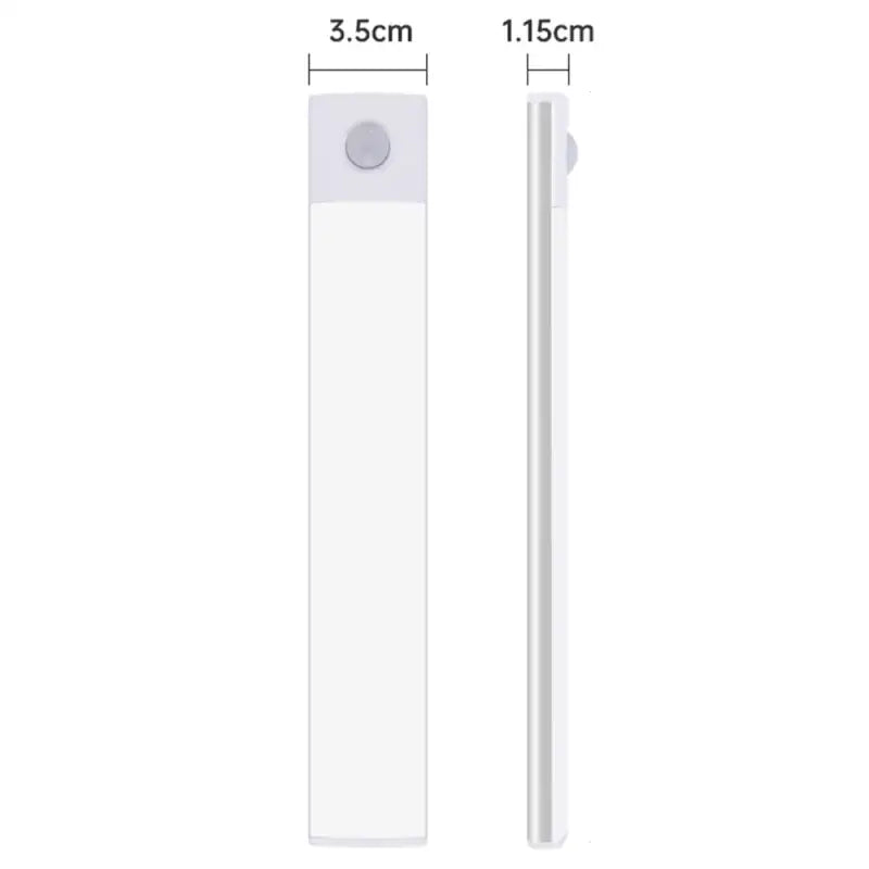 A close up of a white phone with a white stick