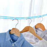 clothes hanging on a clothes rack