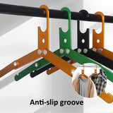 a coat rack with a coat hanger attached to it