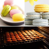 a col of macaroes and macaroes in the oven