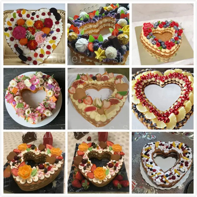 a collage of cakes made by the students of the school