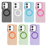A collection of colorful clear magnetic phone cases.