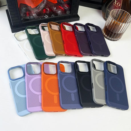 Collection of colorful smartphone cases in various styles and textures.