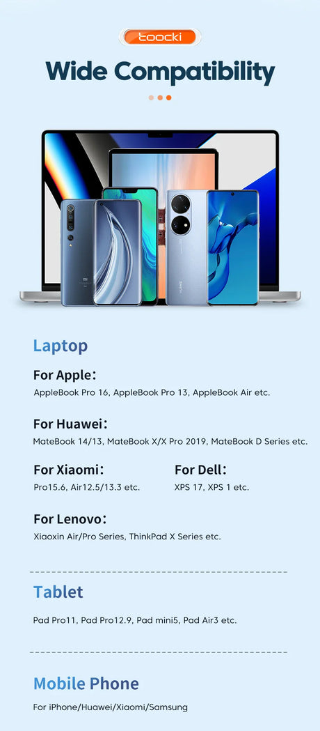 Collection of electronic devices including laptops, tablets, and smartphones from various brands.