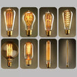 a collection of light bulbs