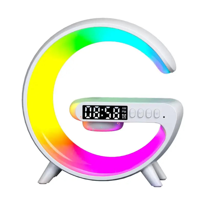 the color changing clock clock with a digital display