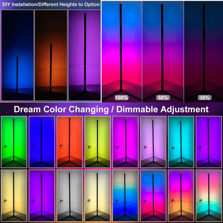 The color changing led lamp is a great way to add the color to your room