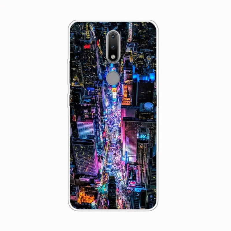 the city at night motorola motoo phone case