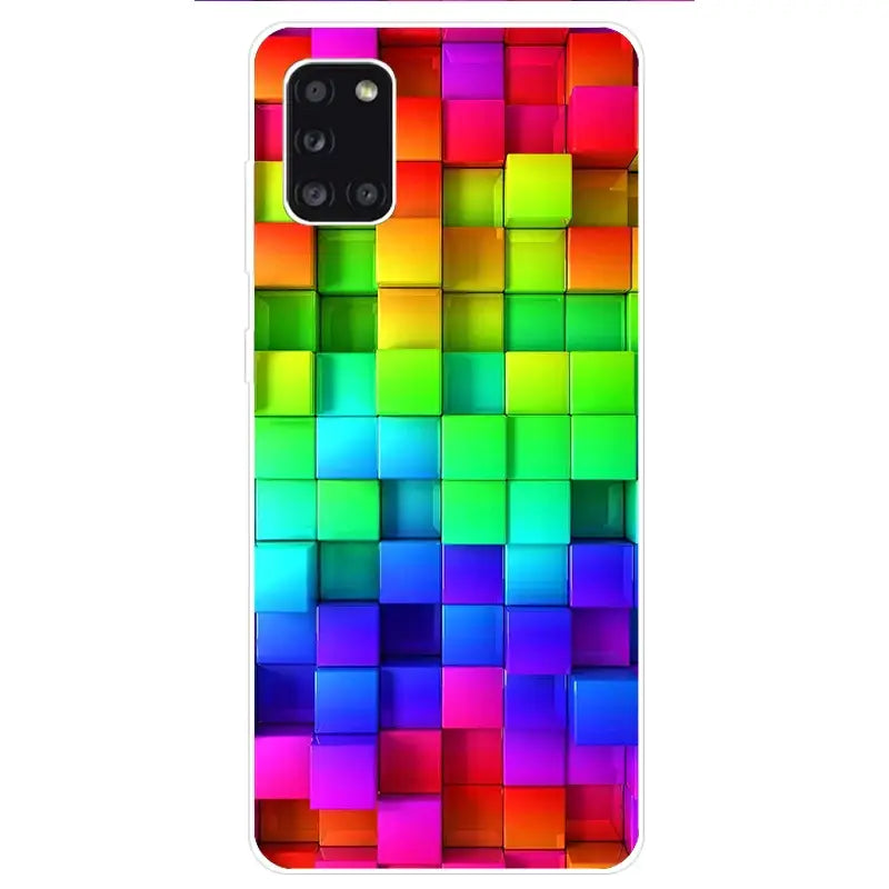 colorful cubes phone case