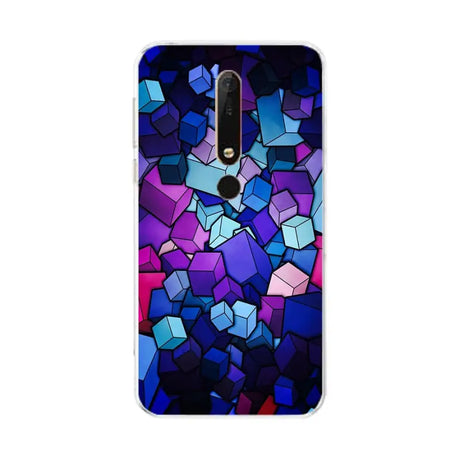 colorful mosaic pattern back cover for motorola z3