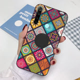 colorful patchwork pattern phone case