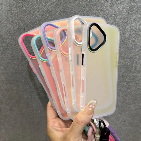 Colorful phone cases.