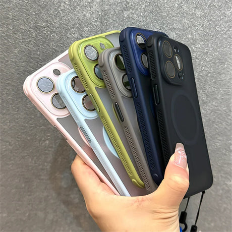 Colorful phone cases.