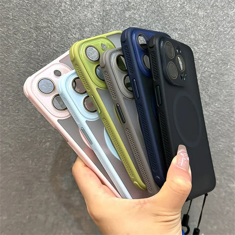 Colorful phone cases.
