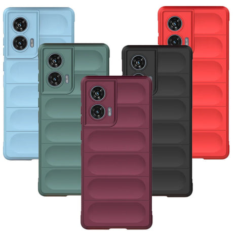 Colorful quilted phone cases.