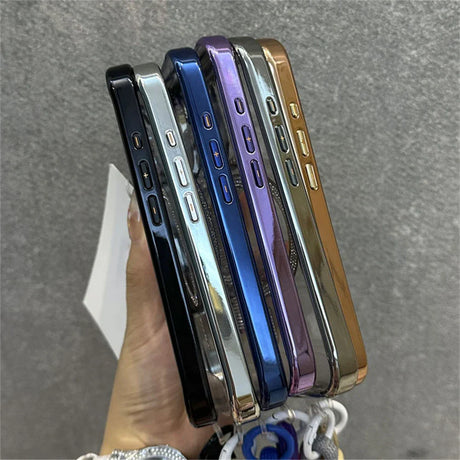 Colorful, shiny phone cases.