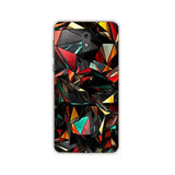 the colorful triangles pattern on this case is made from poly poly poly