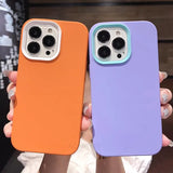 two colors of the iphone case are shown in this image