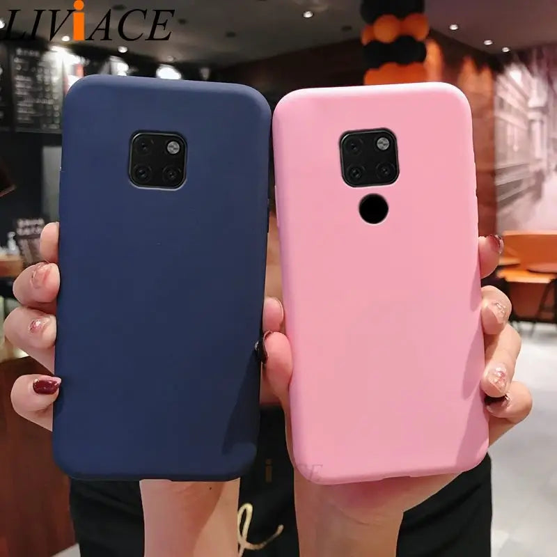 two colors of the same phone case