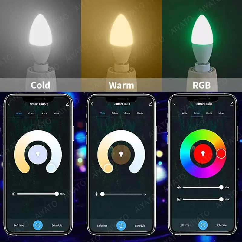 the different colors of the leds on the iphone