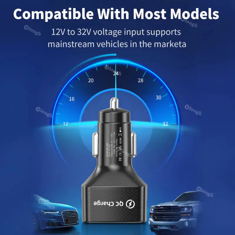 aud - 2 in 1 usb car charger