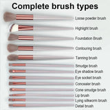 the complete brush set for the makeup brush