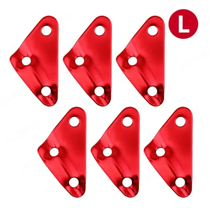 6 pcs red plastic triangle shape for sewing machine