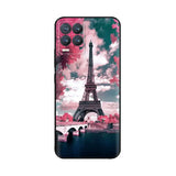 the eiff tower in paris phone case