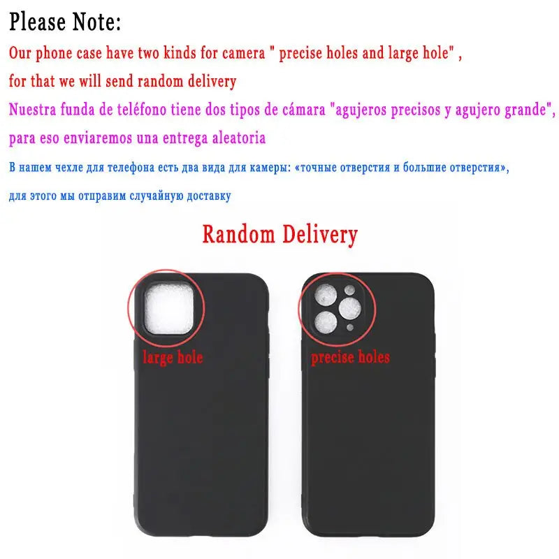 a phone case with a red circle on it