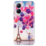 the girl with balloons in paris phone case