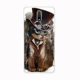 the cat in top hat and tie phone case