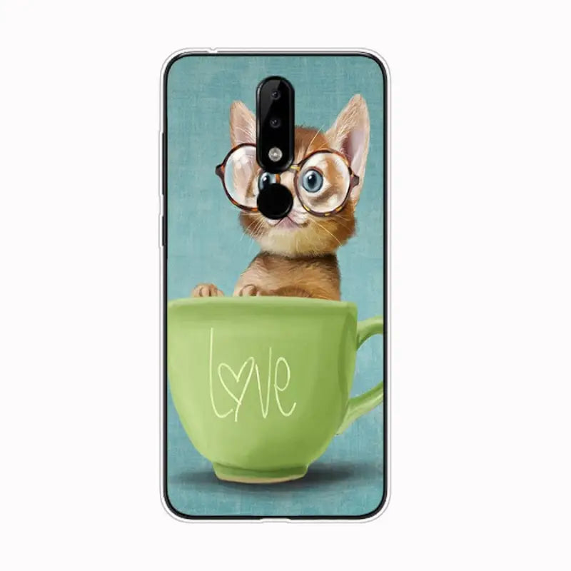 corgy cat in a cup phone case for samsung