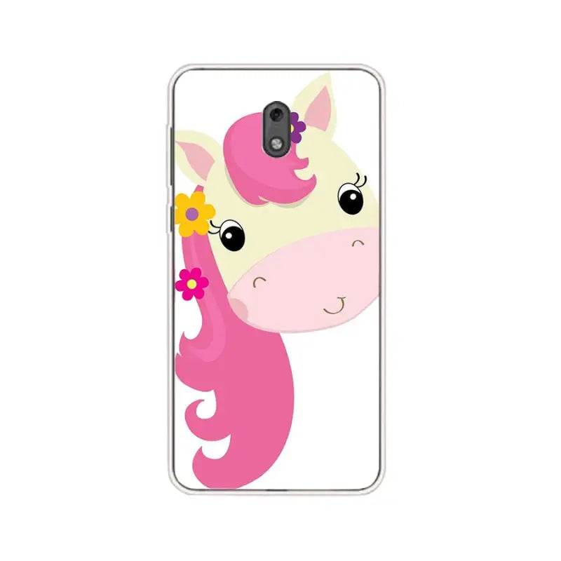 the pink unicorn phone case for the iphone