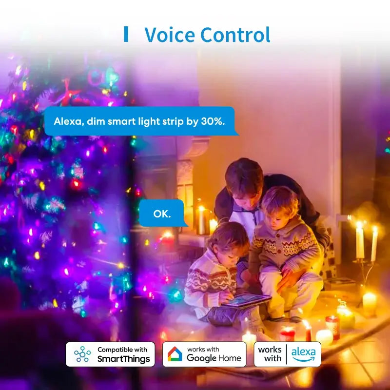 A couple sitting on the floor in front of a christmas tree