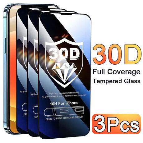 3d full cover tempered tempered screen protector for iphone x