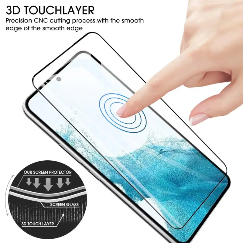 3d full cover tempered tempered screen protector for samsung galaxy s20