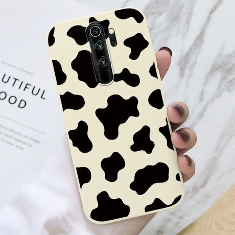 Cow print phone case