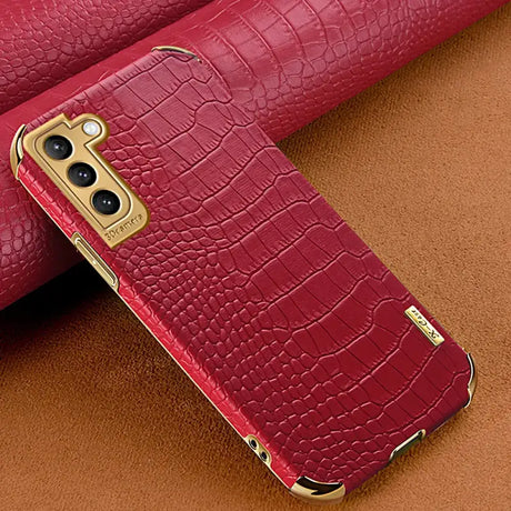 The crocodile skin leather case for iphone