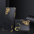 The crocodile skin leather case for iphone 11