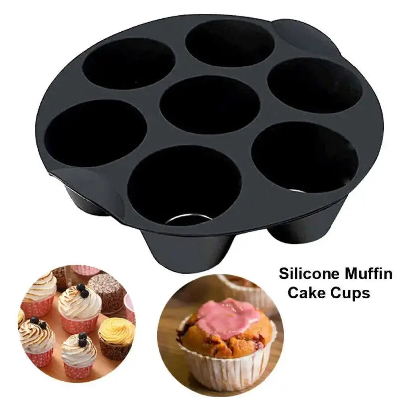a cupcake pan with cupcakes and cupcakes