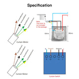 Curtain switch wiring diagram.