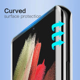 the curved screen protector is a great way to protect your phone from scratches