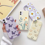 cute cartoon butterfly phone case