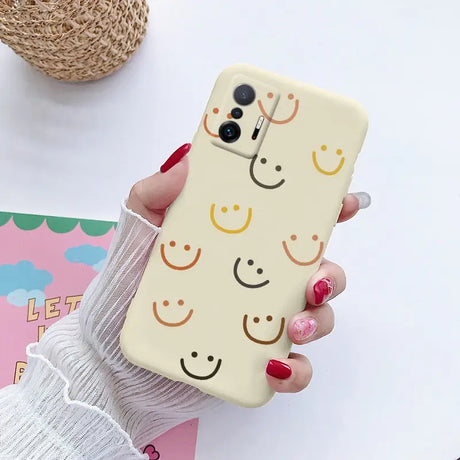 cute cartoon face phone case