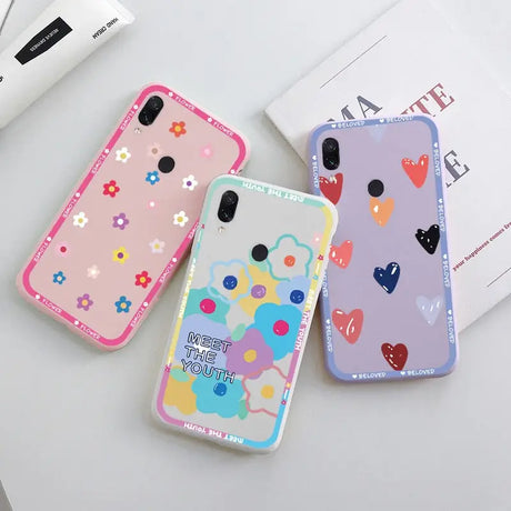 cute cartoon heart phone case