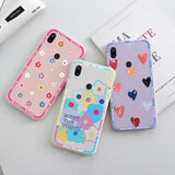 cute cartoon heart phone case