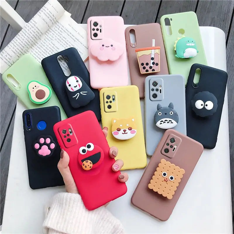cartoon cat dog phone case for iphone