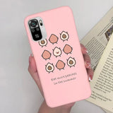 a pink phone case with a cartoon character on it